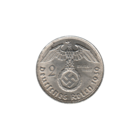 Preview 2 Reichsmarks, 1939 reverse