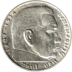 Preview 2 Reichsmarks, 1938 obverse