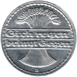 Preview 50 Reichspfennigs, 1922 obverse