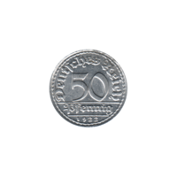 Preview 50 Reichspfennigs, 1922 reverse