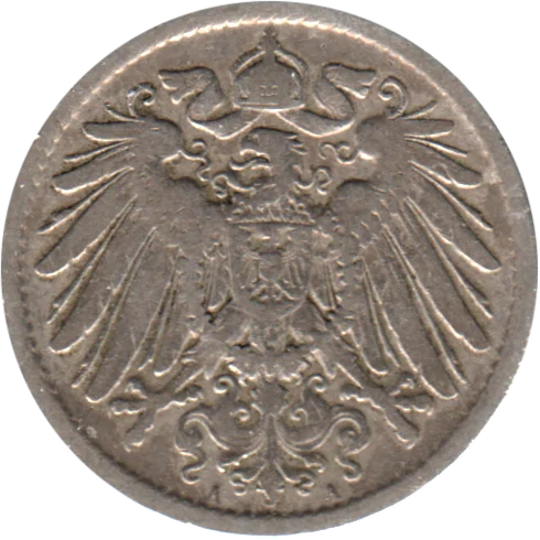 10 Reichspfennigs, 1900 Obverse