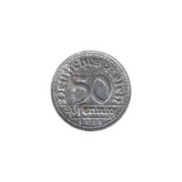 Preview 50 Reichspfennigs, 1921 reverse