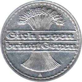 Preview 50 Reichspfennigs, 1920 obverse