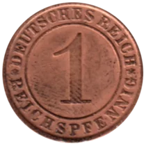 Preview 1 Reichspfennig, 1934 reverse