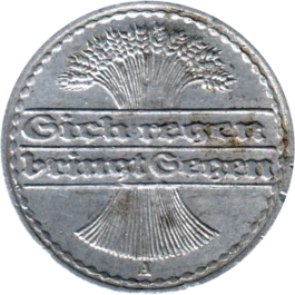 Preview 50 Reichspfennigs, 1919 obverse