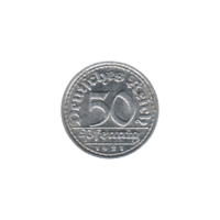 Preview 50 Reichspfennigs, 1921 reverse