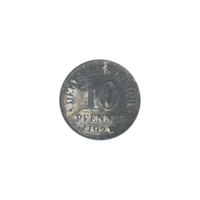 Preview 10 Reichspfennigs, 1921 reverse