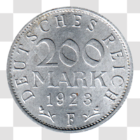 Preview 200 Reichsmarks, 1923 reverse
