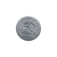 Preview 50 Reichspfennigs, 1921 reverse