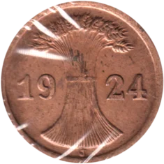 Preview 2 Reichspfennigs, 1924 obverse