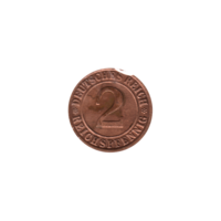 Preview 2 Reichspfennigs, 1924 reverse
