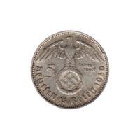 Preview 5 Reichsmarks, 1936 reverse