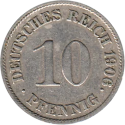 Preview 10 Reichspfennigs, 1906 reverse