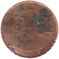 Preview 1 Reichspfennig, 1924 obverse