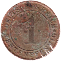 Preview 1 Reichspfennig, 1924 reverse