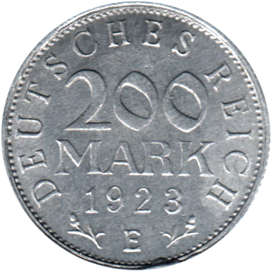 200 Reichsmarks, 1923 Reverse