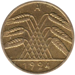 Preview 10 Reichspfennigs, 1924 obverse