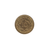 Preview 10 Reichspfennigs, 1924 reverse