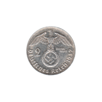 Preview 2 Reichsmarks, 1937 reverse