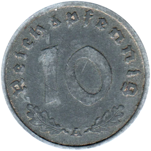 10 Reichspfennigs, 1940 Reverse