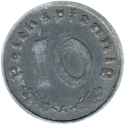 Preview 10 Reichspfennigs, 1940 reverse