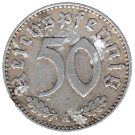 Preview 50 Reichspfennigs, 1935 reverse