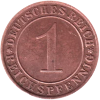 Preview 1 Reichspfennig, 1934 reverse