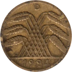 Preview 10 Reichspfennigs, 1924 obverse