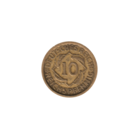 Preview 10 Reichspfennigs, 1924 reverse