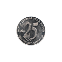 Preview 25 centavos, 2000 reverse