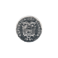 Preview 10 Sucres, 1991 obverse
