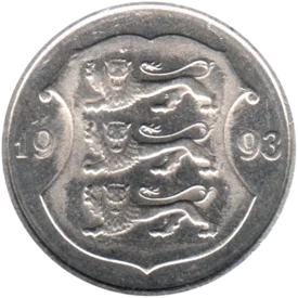 Preview 1 Kroon, 1993 obverse