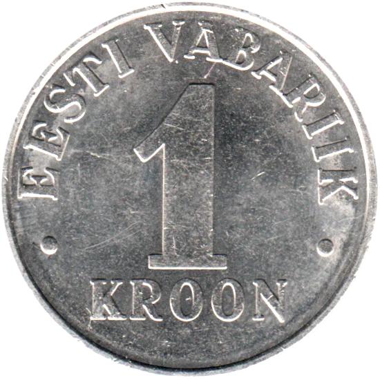 1 Kroon, 1993 Reverse