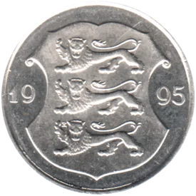 Preview 1 Kroon, 1995 obverse