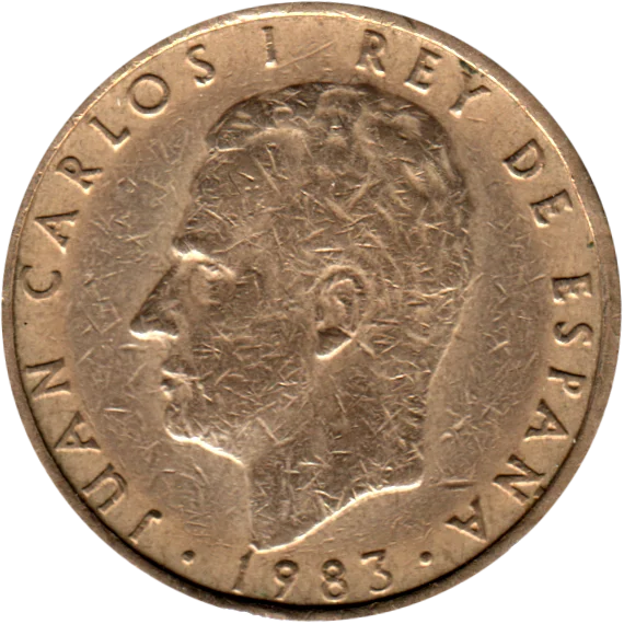 100 Pesetas, 1983 Obverse