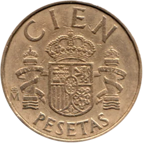 Preview 100 Pesetas, 1983 reverse