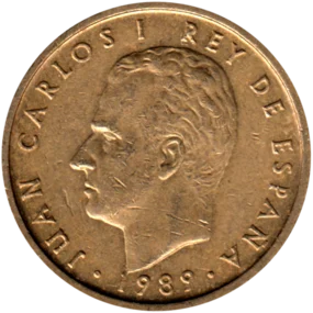 Preview 100 Pesetas, 1989 obverse