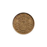 Preview 100 Pesetas, 1989 reverse