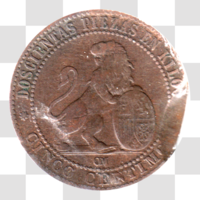 Preview 5 céntimos, 1870 reverse