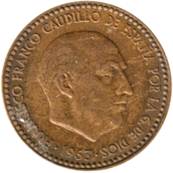 Preview 1 Peseta, 1966 obverse