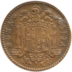 Preview 1 Peseta, 1966 reverse