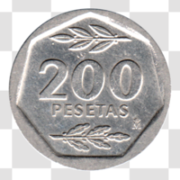 Preview 200 Pesetas, 1987 reverse