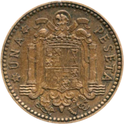 Preview 1 Peseta, 1963 reverse