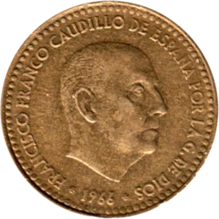 Preview 1 Peseta, 1967 obverse