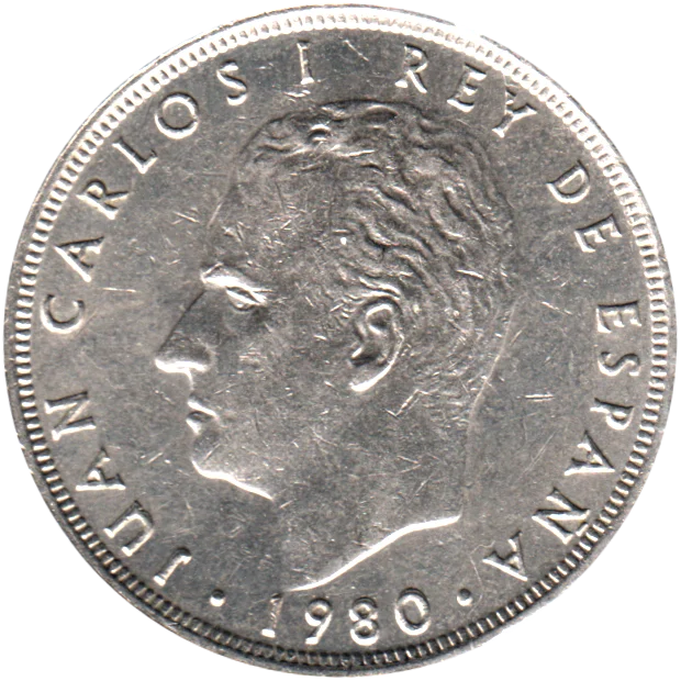 25 Pesetas, 1981 Obverse