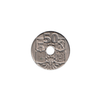 Preview 50 céntimos, 1964 reverse