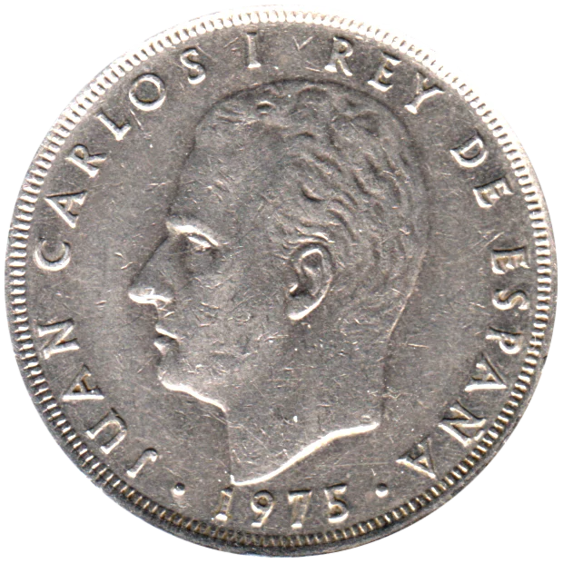 25 Pesetas, 1979 Obverse