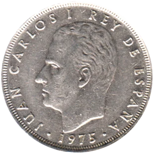 Preview 25 Pesetas, 1979 obverse