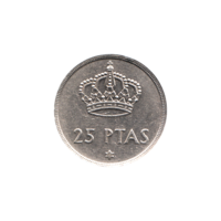 Preview 25 Pesetas, 1979 reverse