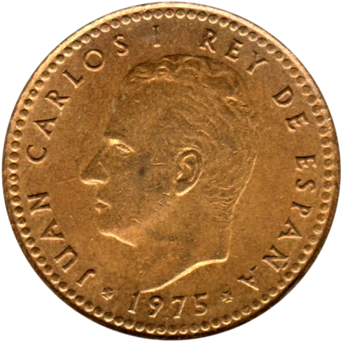 1 Peseta, 1977 Obverse